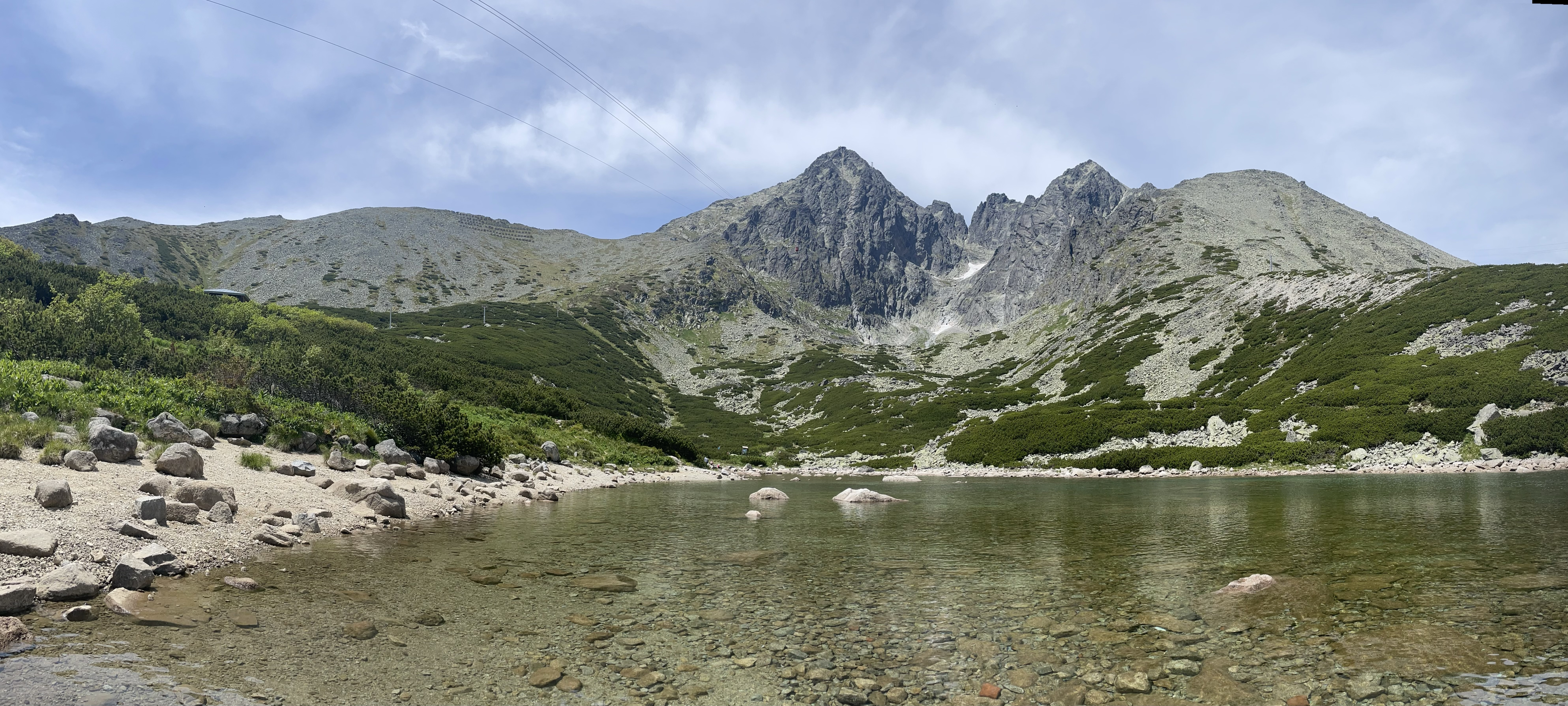 Scenic mountains background
